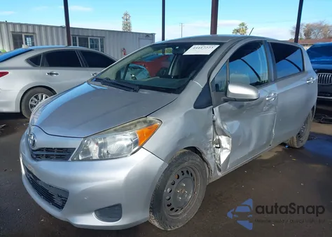2012 Toyota Yaris Le z USA, uszkodzony, nr VIN JTDKTUD39CD523879